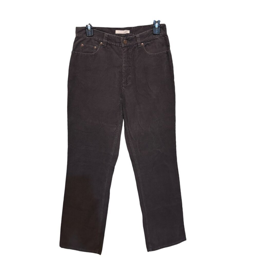 J. Crew Bootcut High Rise Corduroy Pants Charcoal Gray